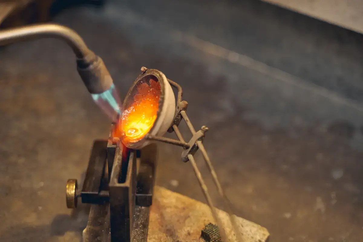 <em>Silver repair services</em> - Polished and rhodium plated sterling silver bracelet